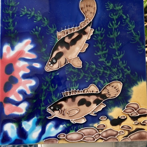 2 Tiles Large, Aquatic life! - Picture 2 of 7